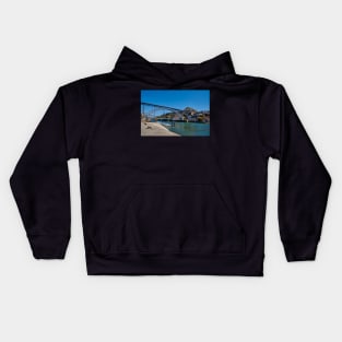 Dom Luís I Bridge, Porto by day Kids Hoodie